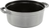 Staub La Cocotte Öntöttvas Főzőedény Rozsdamentes acél Gőzölőbetéttel Ø24cm 3,8L - Grafitszürke