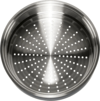 Staub La Cocotte Öntöttvas Főzőedény Rozsdamentes acél Gőzölőbetéttel Ø24cm 3,8L - Grafitszürke