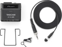 Tascam DR-10L Pro Lavalier csiptetős mikrofon Digitális hangrögzítő egységgel - Fekete