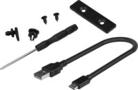 Savio AK‑84 M.2 USB 3.1 Külső SSD ház - Fekete