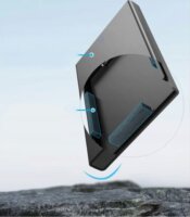 Vention KPBB0 2.5" USB 3.1 Külső HDD/SSD ház - Fekete