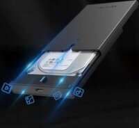 Vention KPBB0 2.5" USB 3.1 Külső HDD/SSD ház - Fekete