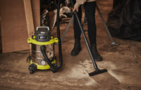 Ryobi RVC-1220I-G Nedves-száraz porszívó 1250W - Fekete/Zöld/Ezüst