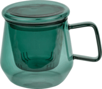 Bredemeijer Livorno 350ml Teás pohár szűrővel - Zöld