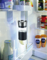 Gefu Cascada Üveg kancsó 1L - Átlátszó/Fekete