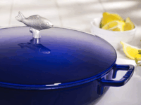 Staub La Cocotte Bouillabaisse főzőedény fedővel Ø 28cm - Sötétkék