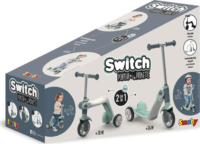 Smoby 2az 1ben Futóbicikli és gyerek roller - Fehér/Zöld