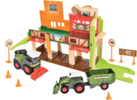 Dickie Toys Micro Farm állomás 2db autóval