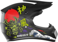 Kamikaze AKC206 Katana Kerékpáros / Rolleres Sisak - Fekete (XL 61-62cm)