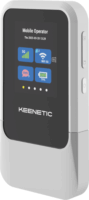Keenetic KN-5210 Hordozható 3G/4G/5G WiFi6 4000 mAh Router - Fehér