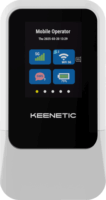 Keenetic KN-5210 Hordozható 3G/4G/5G WiFi6 4000 mAh Router - Fehér