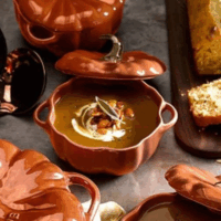 Zwilling 40511-555 0.50 L Sütőtök alakú kerámia főzőedény - Narancs