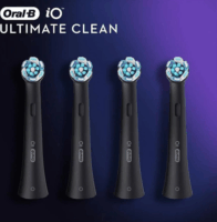 Braun Oral-B iO Ultimative Elektromos fogkefe Pótfej - Fekete (4db)