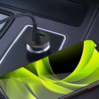 Mobile Origin CA19 USB-C + USB-A Autós Gyorstöltő 30W - Fekete