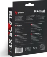 Savio X1 120mm PWM Rendszerhűtő Ventilátor - Fekete