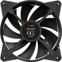 Savio X1 120mm PWM Rendszerhűtő Ventilátor - Fekete