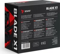 Savio X1 120mm PWM Rendszerhűtő Ventilátor 3db - Fekete