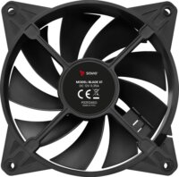 Savio X1 120mm PWM Rendszerhűtő Ventilátor 3db - Fekete