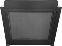 DNA Professional DJ BOOTH BK Hordozható Acél DJ Pult RGB LED plexi előlappal - Fekete