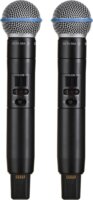 Shure SLXD24DE/B58-G59 Vezeték nélküli mikrofon szett 2db + vevőegység - Fekete