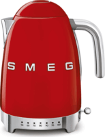 SMEG KLF04RDEU Vízforraló 1,7L Hőmérséklet szabályozóval 2400 Watt - Piros