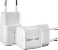 Intenso W30C USB-C GaN Hálózati Gyorstöltő Adapter 30W (2db / csomag) - Fehér