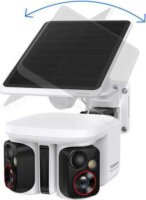 Baseus Security X1 Pro Kültéri Dual 3K Smart WiFi Okos IP Napelemes Kamera - Fehér