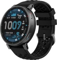 Amazfit Active Max Okosóra 48,5mm Okosóra Fekete Szilikon szíjjal - Fekete