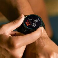 Amazfit Active Max Okosóra 48,5mm Okosóra Fekete Szilikon szíjjal - Fekete