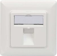 Digitus DN-93811 1xRJ45 Keystone Beépítő Keret - Fehér