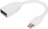 Digitus DB-340405-001-W Mini-DisplayPort apa - Displayport anya Adapter 0.15m - Fehér