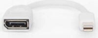 Digitus DB-340405-001-W Mini-DisplayPort apa - Displayport anya Adapter 0.15m - Fehér