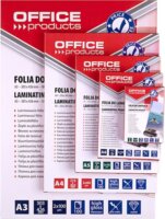Office Product 2 x 80 mikron A3 fényes lamináló fólia (100 db / csomag)