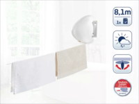 Leitheit Rollfix Single 80 Falra Szerelhető Ruhaszárító