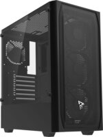 SAVIO NOCTIS FLOW Midi Torony Számítógépház + 4db 120mm ventilátor - Fekete