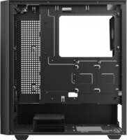SAVIO NOCTIS FLOW Midi Torony Számítógépház + 4db 120mm ventilátor - Fekete