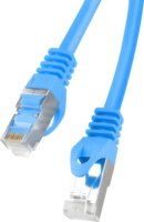 Lanberg PCF6-10CC-0100-B F/UTP Cat6 RJ45 Patch kábel 1m - Kék