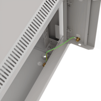 Lanberg 19" Fali rack szekrény 4U 540x350mm - Szürke