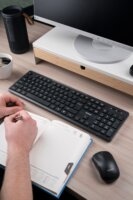 Savio KB-02 Wireless Billentyűzet US - Fekete