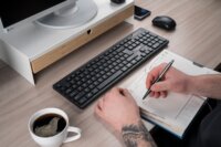 Savio KB-02 Wireless Billentyűzet US - Fekete