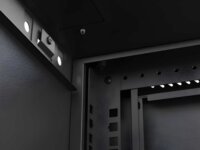 Lanberg 19" Fali rack szekrény 9U 540x350mm - Fekete