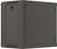 Lanberg 19" Fali rack szekrény 9U 540x350mm - Fekete
