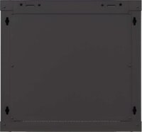 Lanberg 19" Fali rack szekrény 9U 540x350mm - Fekete