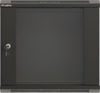 Lanberg 19" Fali rack szekrény 9U 540x350mm - Fekete