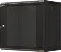 Lanberg 19" Fali rack szekrény 9U 540x350mm - Fekete