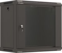 Lanberg 19" Fali rack szekrény 9U 540x350mm - Fekete