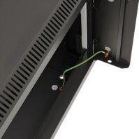 Lanberg 19" Fali rack szekrény 9U 540x350mm - Fekete