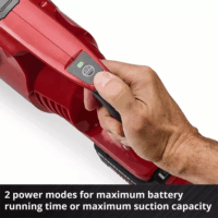 Einhell TE-SV 18 LI (1X4,0AH) Porzsák Nélküli álló / kézi porszívó - Piros