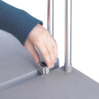 Hailo ProfiLine MSS XXXL 120 literes alumínium Szemetes - Szürke