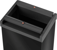 Hailo Big-Box Swing XL 52 literes önzáró műanyag szemetes - Fekete